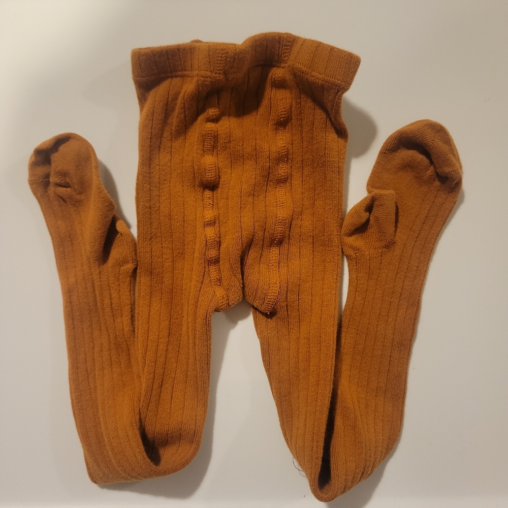 Condor Ribbed Tights In Oxide, Size 2 - Picture 3 of 6
